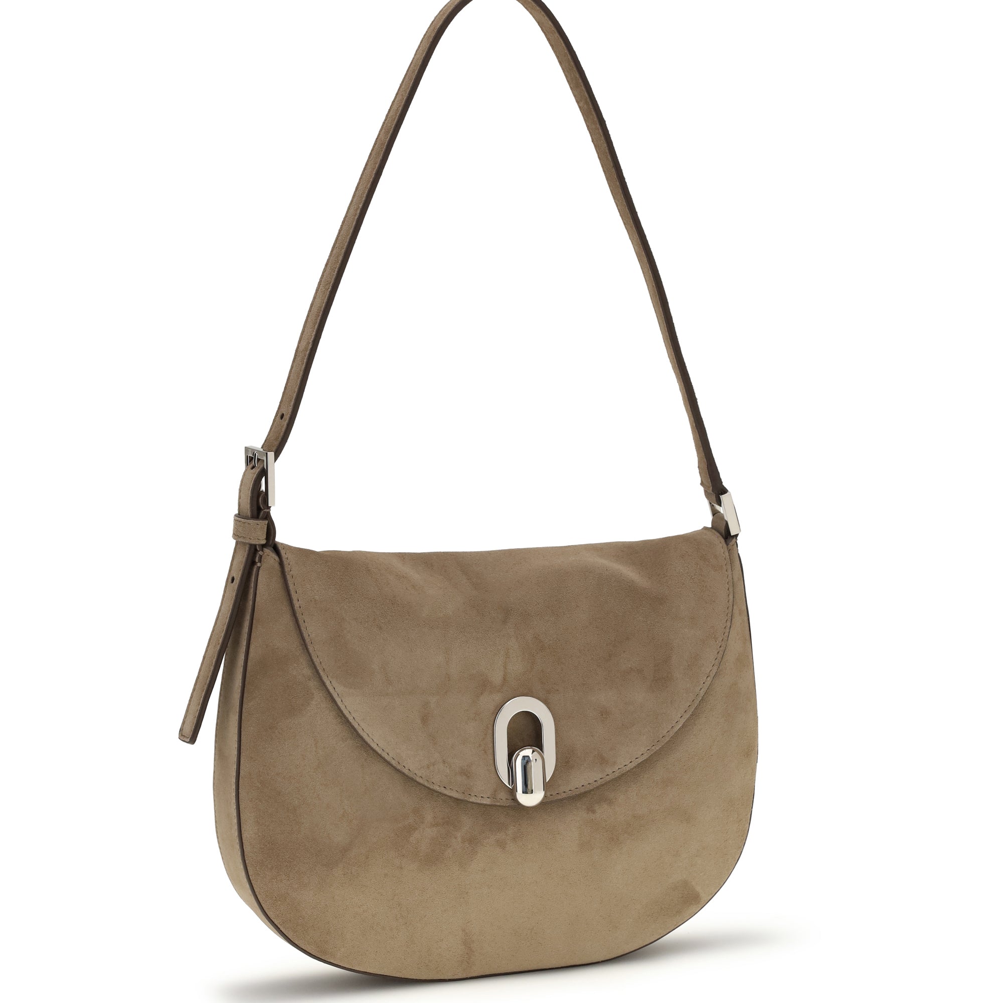 Savette Round Hobo Shoulder Bag