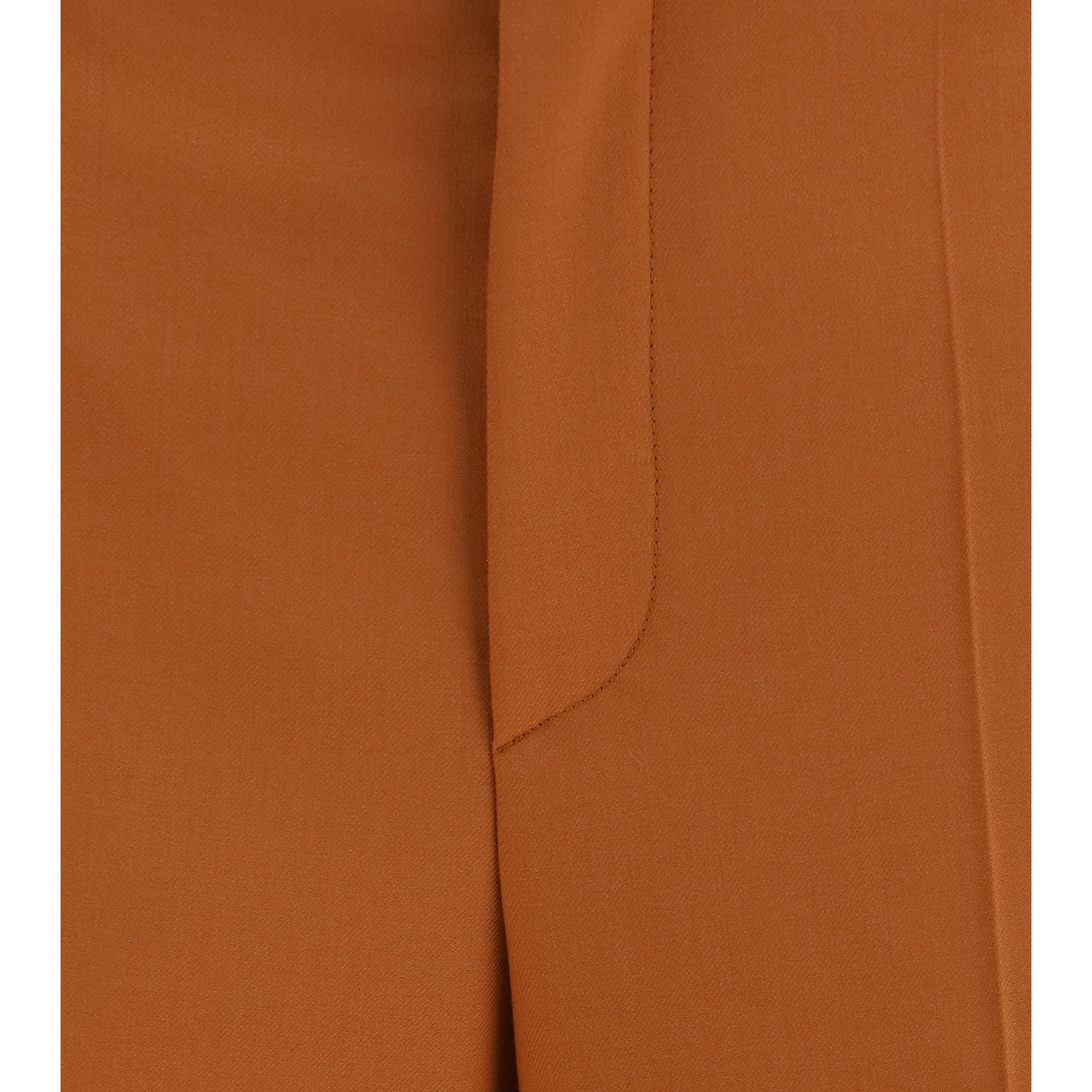 High-waisted flared cotton Pants