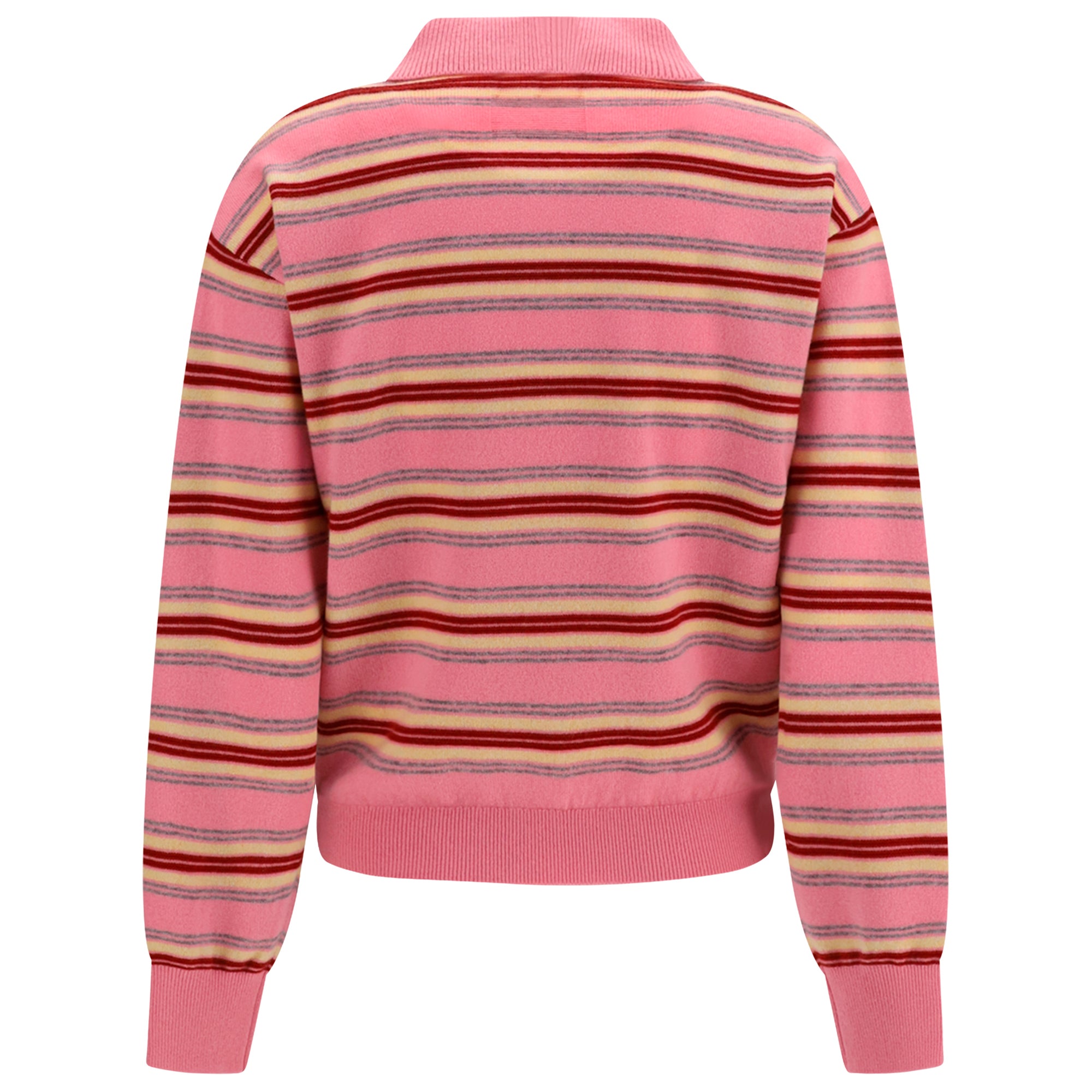 College striped Polo Sweater