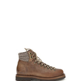 Mountain Boots in leather with wool and cashmere inserts