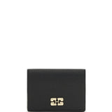 Ganni Bou Card Holder With Flap Grained