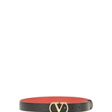 Reversible VLogo Signature Belt