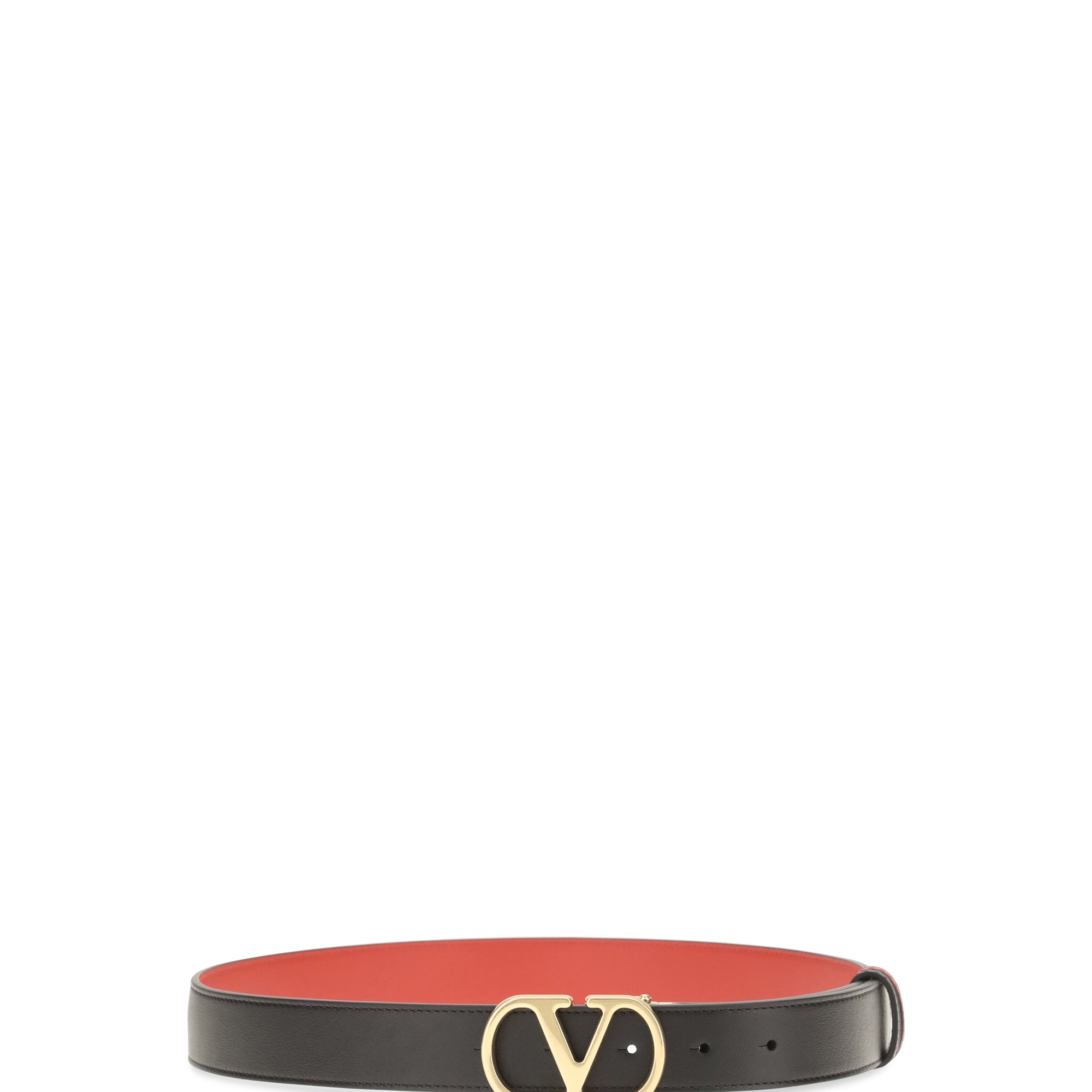 Reversible VLogo Signature Belt