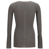 Slim ribbed long-sleeve Sweater