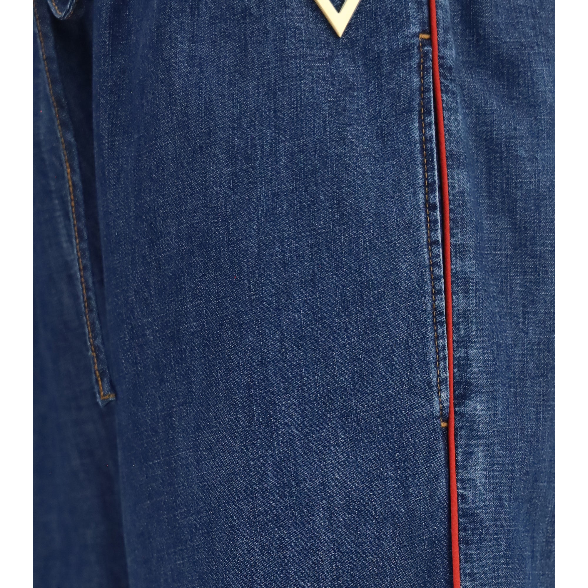 Lightweight wide-leg denim Pants