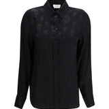 Shirt with skull motif