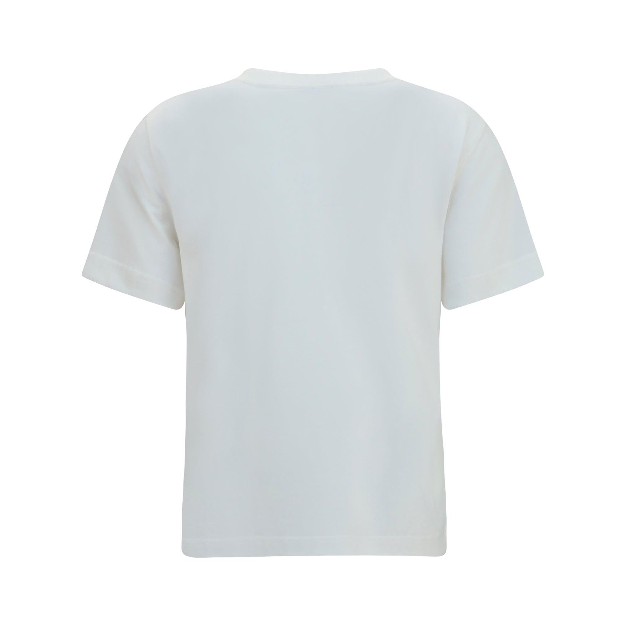 Cotton T-Shirt with Check Flag