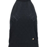 Sleeveless wool crewneck Top