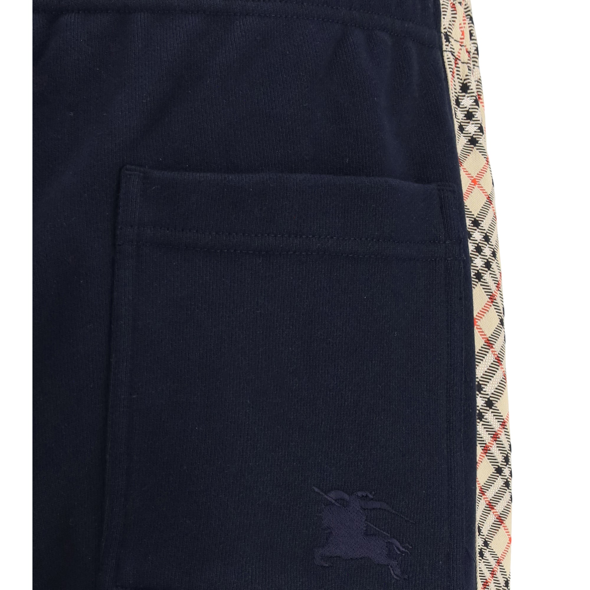 Jogging Pants feature signature Burberry Check tape along the sides