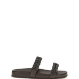 Leather Sandals with Precious Braided Straps