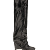 Knee-high eco-leather Boots