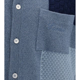 Short-sleeve patchwork Cardigan