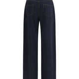 Baggy Pants in pure cotton satin