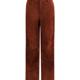 Suede Pants