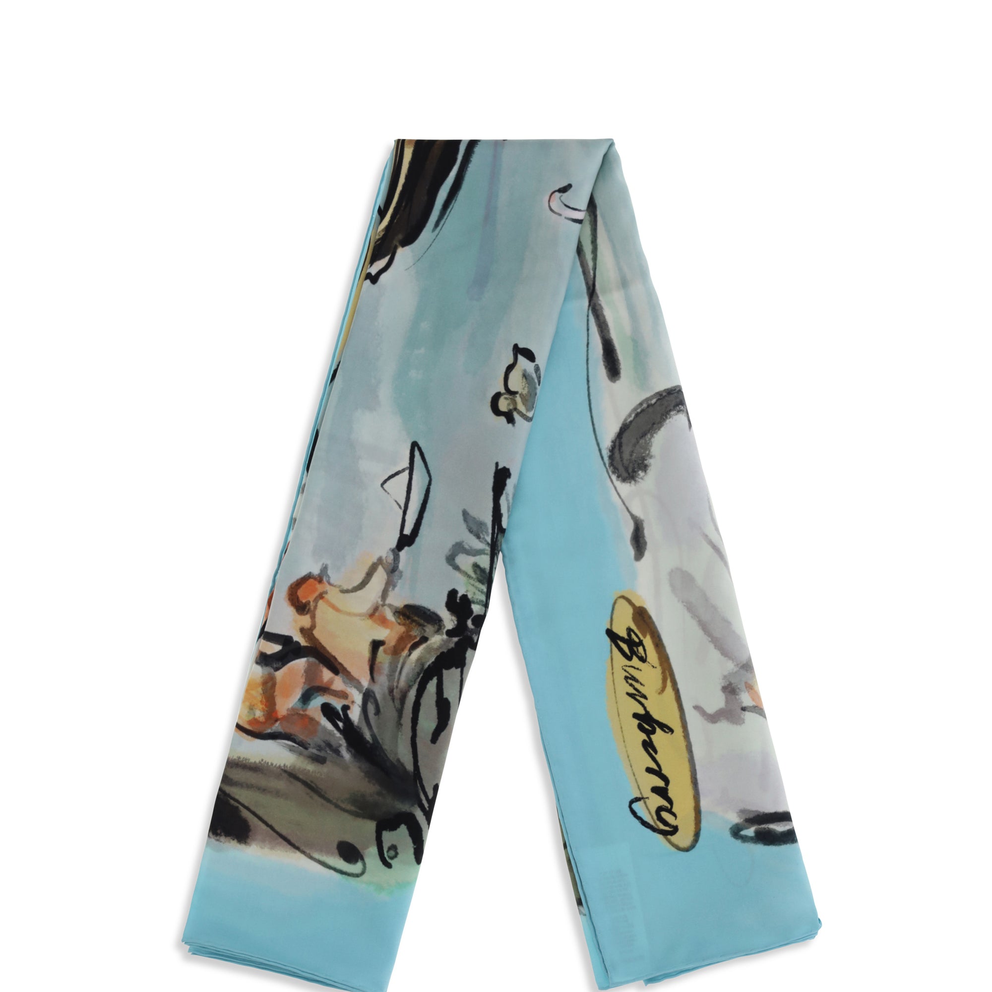 Swan lake silk Scarf