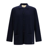 Wool Cardigan with VLogo
