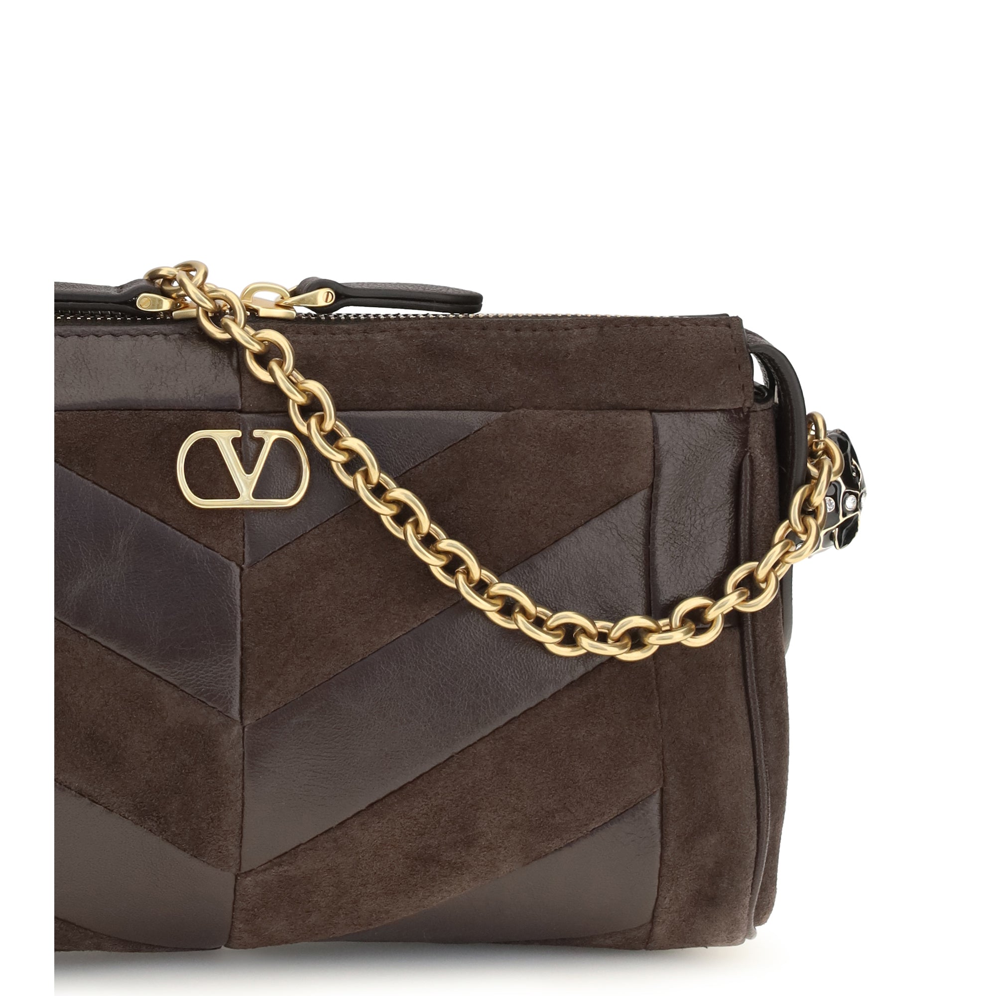 Panthea Shoulder Bag chevron pattern