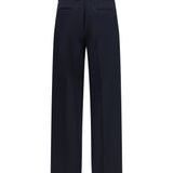 Wide-leg virgin wool Pants