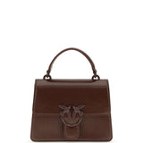 Shiny leather Love One Top mini Handbag