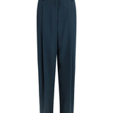 Pleated silk Pants
