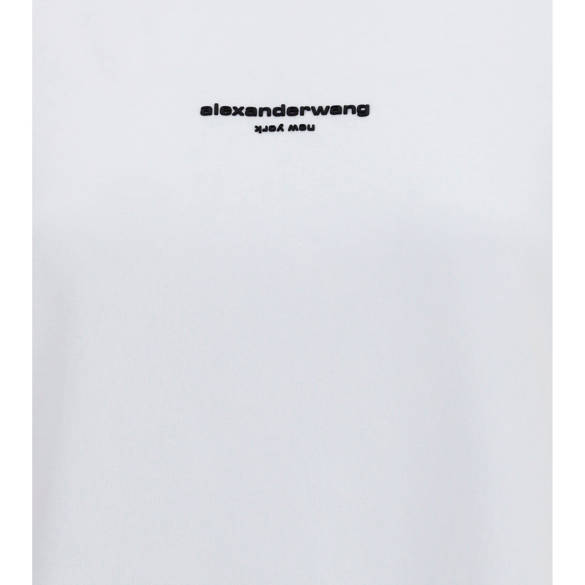 Short-sleeve T-shirt with central logo print