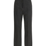 Striped wool and cotton Pant