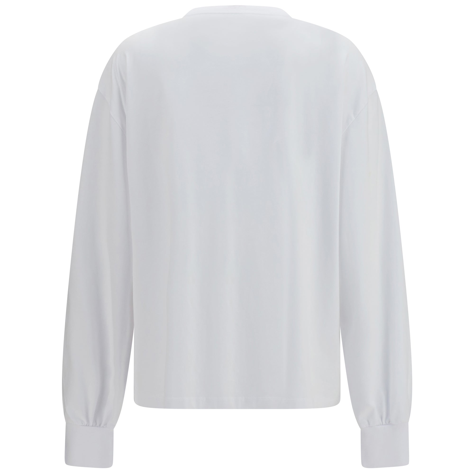 Strawberry long-sleeve cotton T-shirt