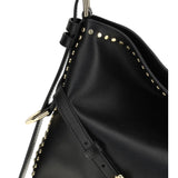Large Voyou Shoulder Bag in shiny leather