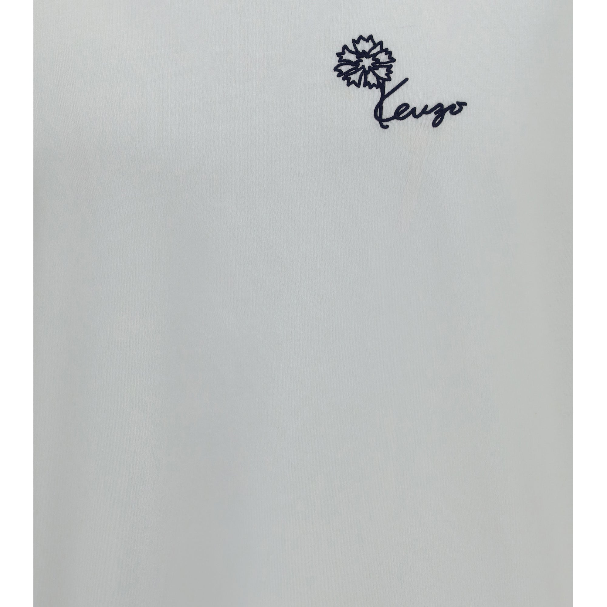 Kenzo Tulip embroidered cotton T-shirt