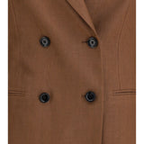 Double-breasted linen Blazer