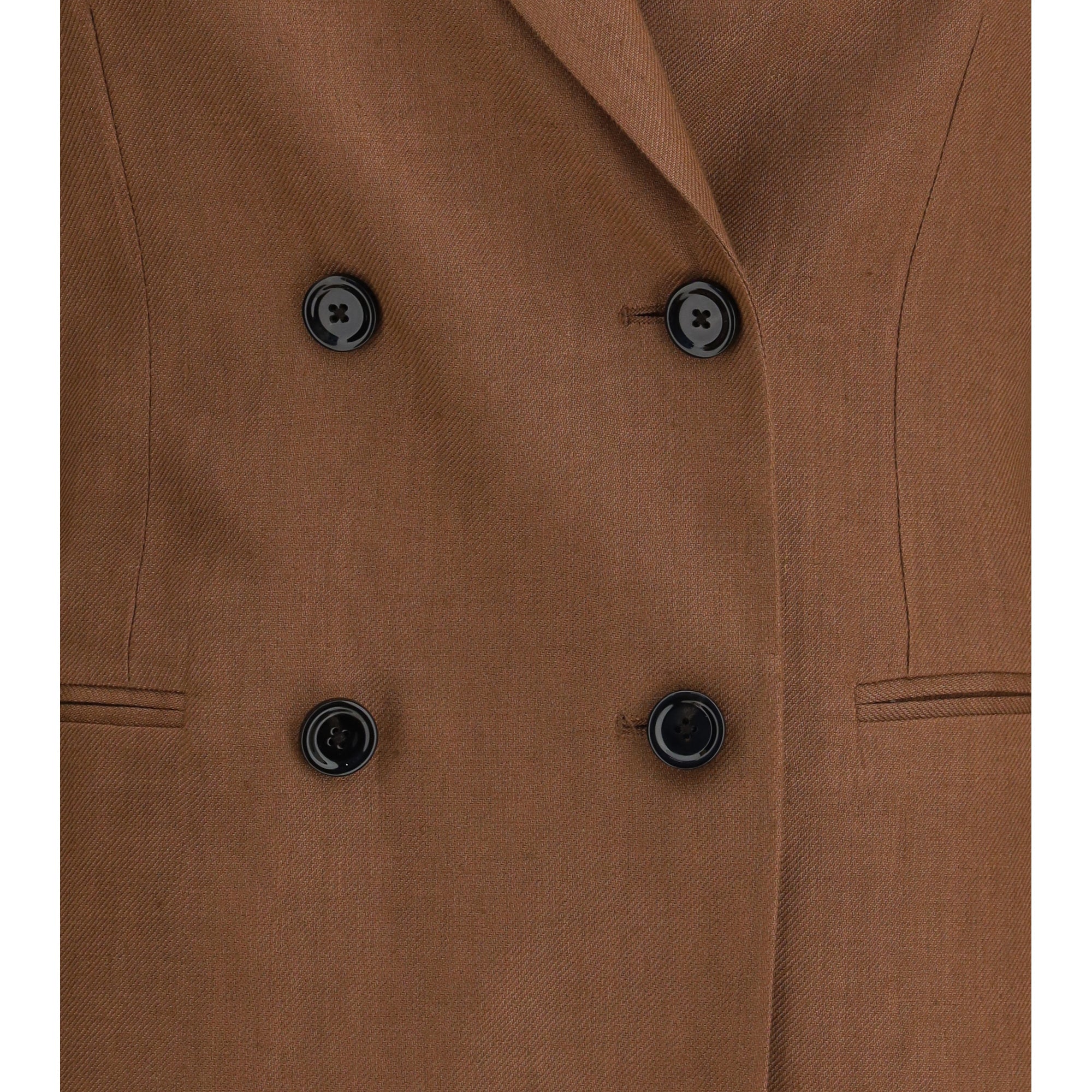 Double-breasted linen Blazer