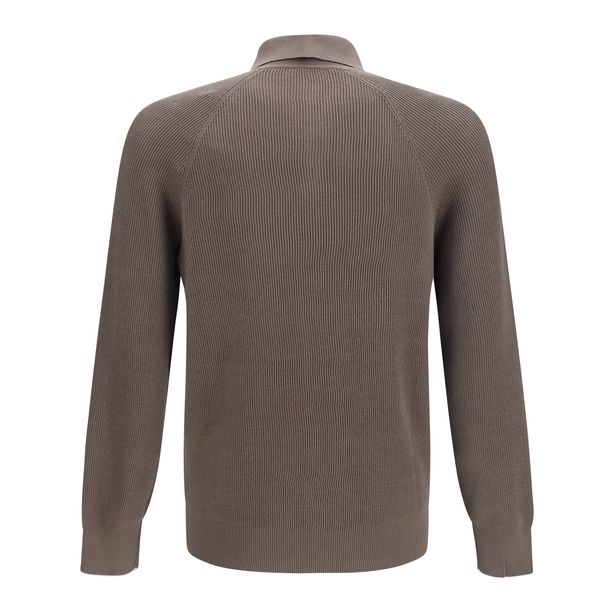 Long-sleeve knit Polo Shirt