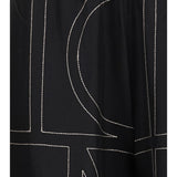 Silk monogram Pants