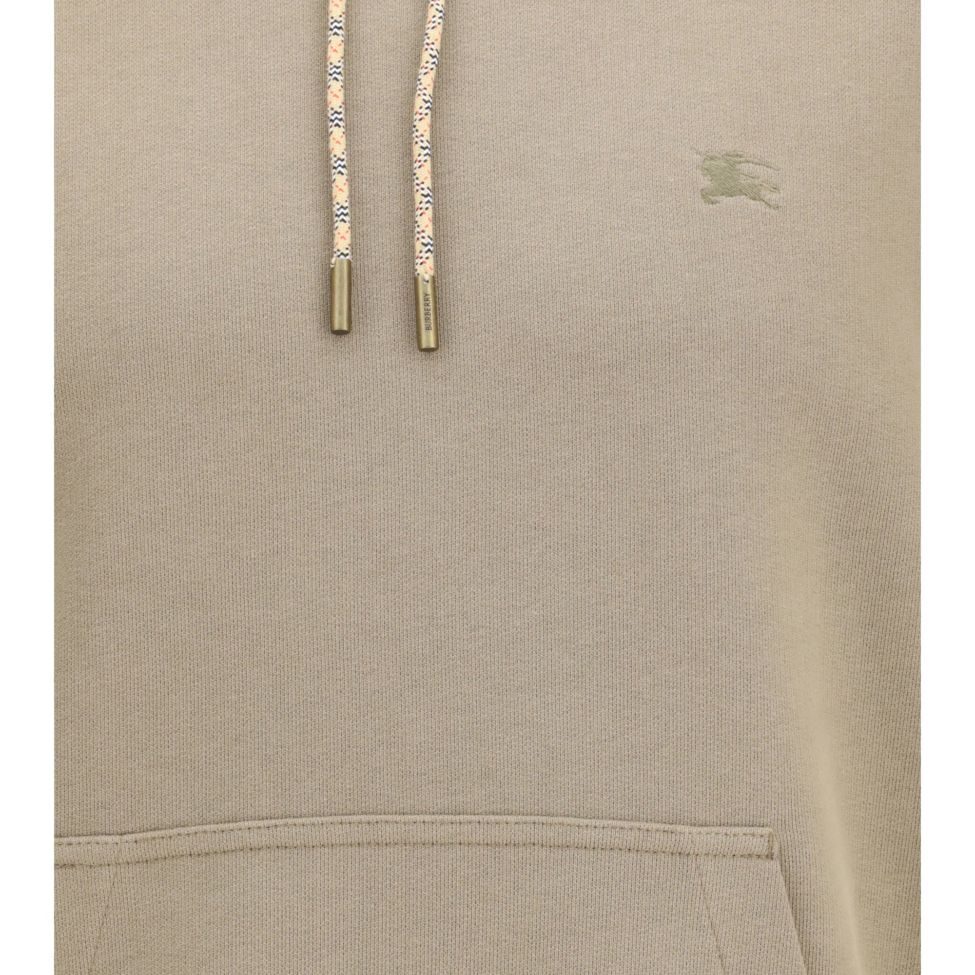 Check Hoodie with drawstrings