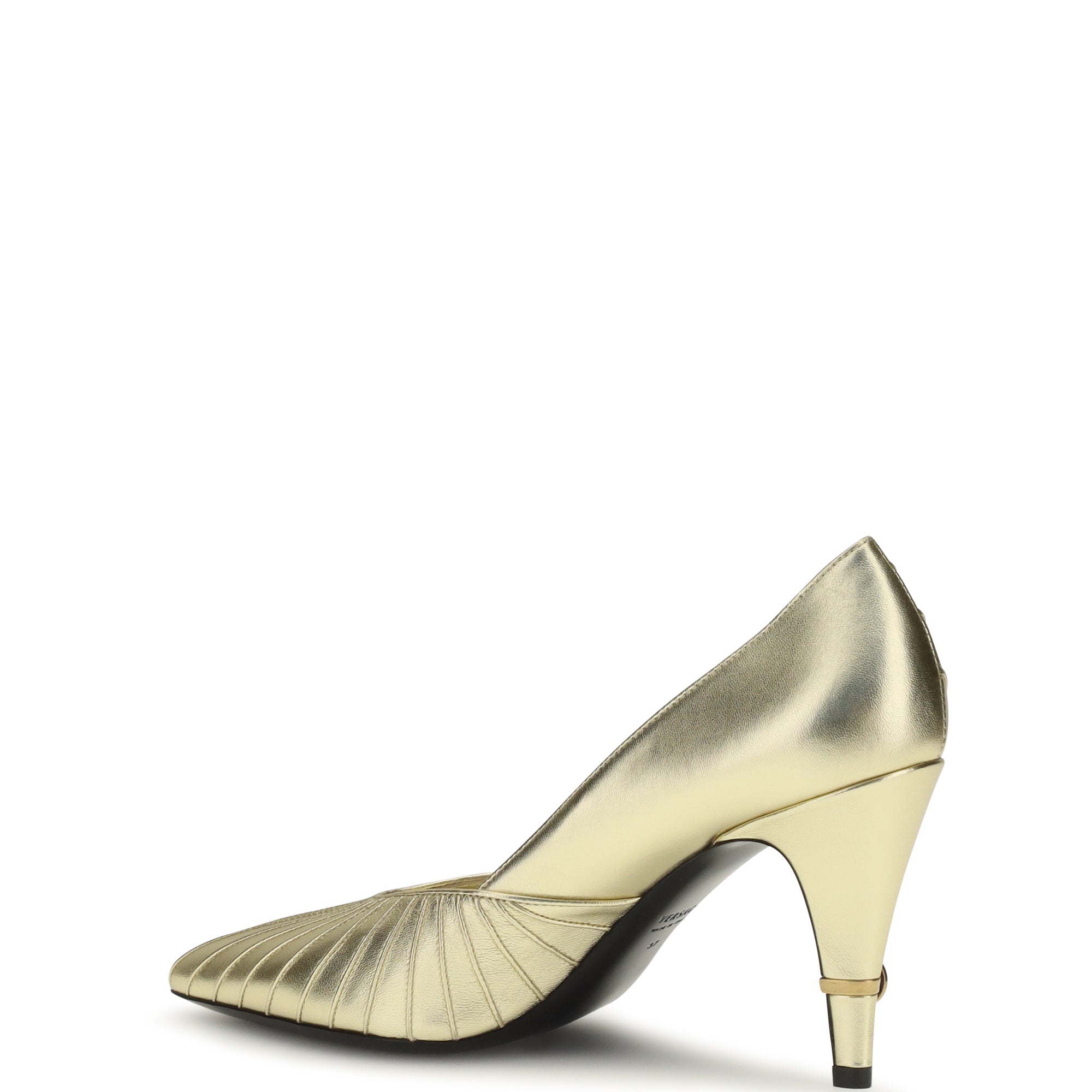 Metallic leather Pumps