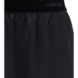 Stretch silk satin PJ Shorts