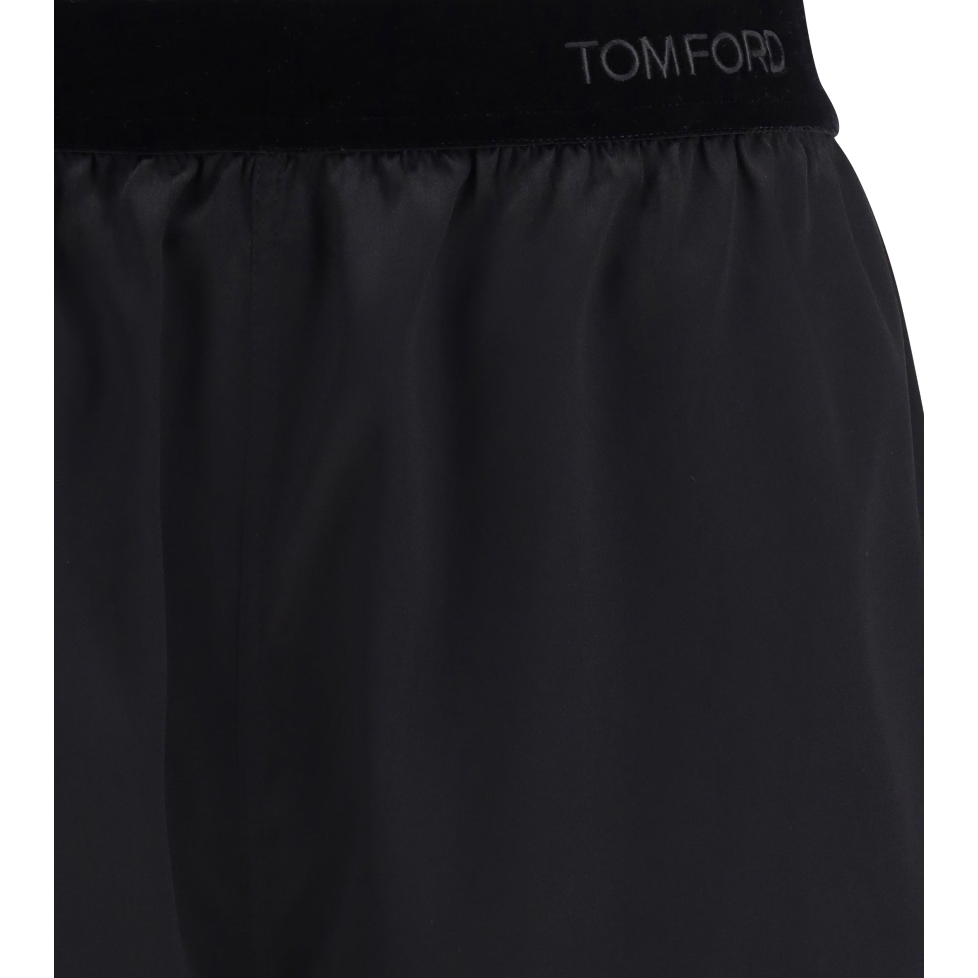 Stretch silk satin PJ Shorts