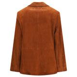 Single-breasted leather Jacket