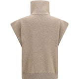 High-neck zip Cardigan