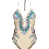 Indra crochet detail One-Piece Swimsuit