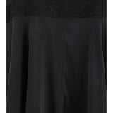 Silk maxi Dress with lace details