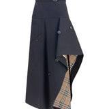 Heather asymmetric Skirt