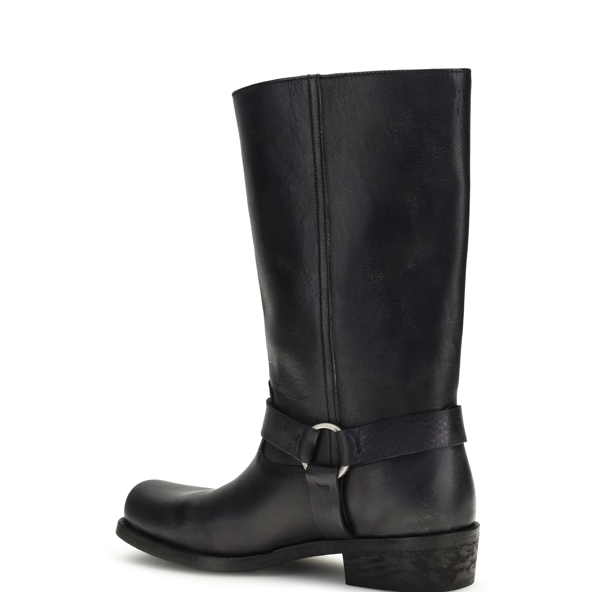 Leather Biker Boots