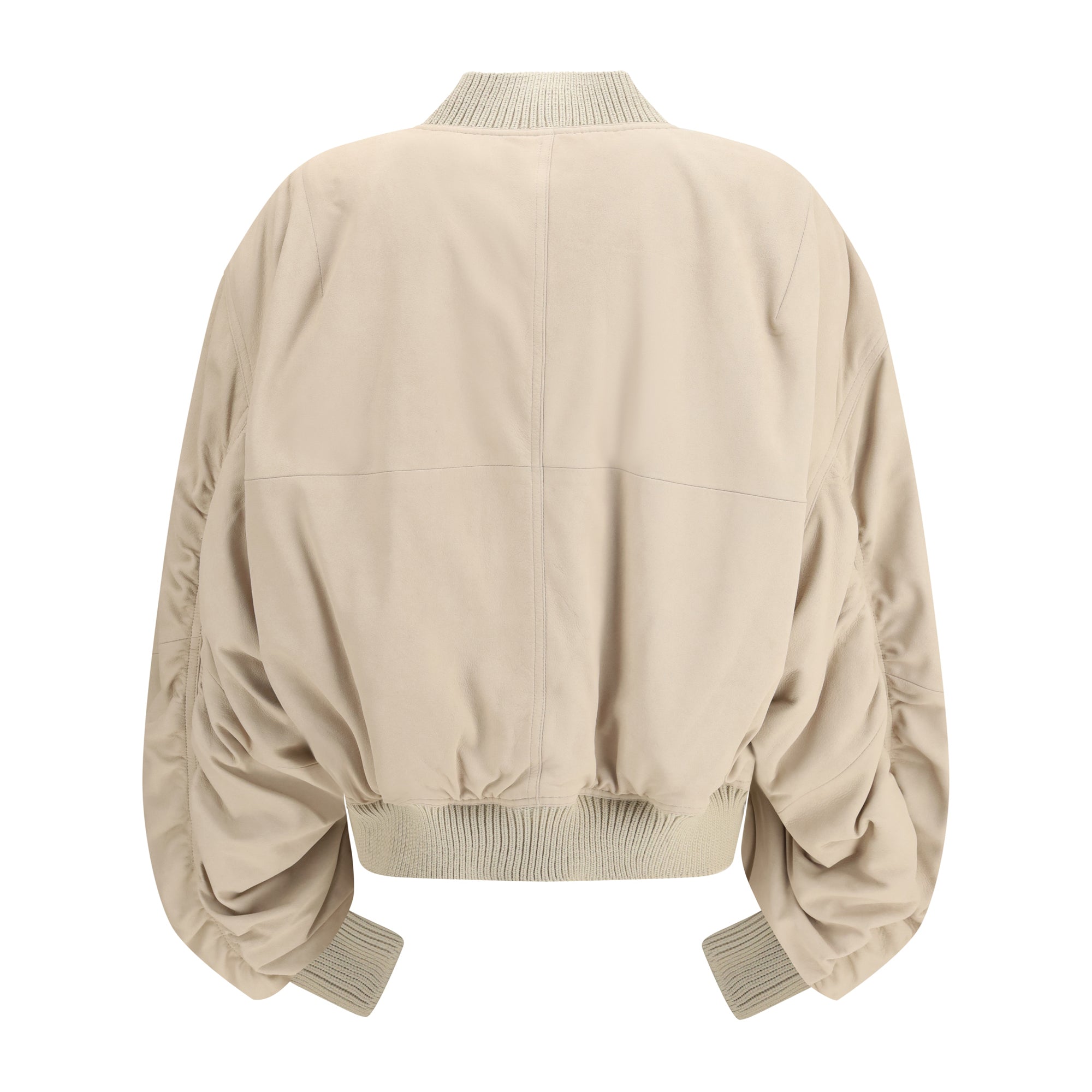 Secchia Flight Bomber in lamb leather