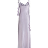 Satin long Dress