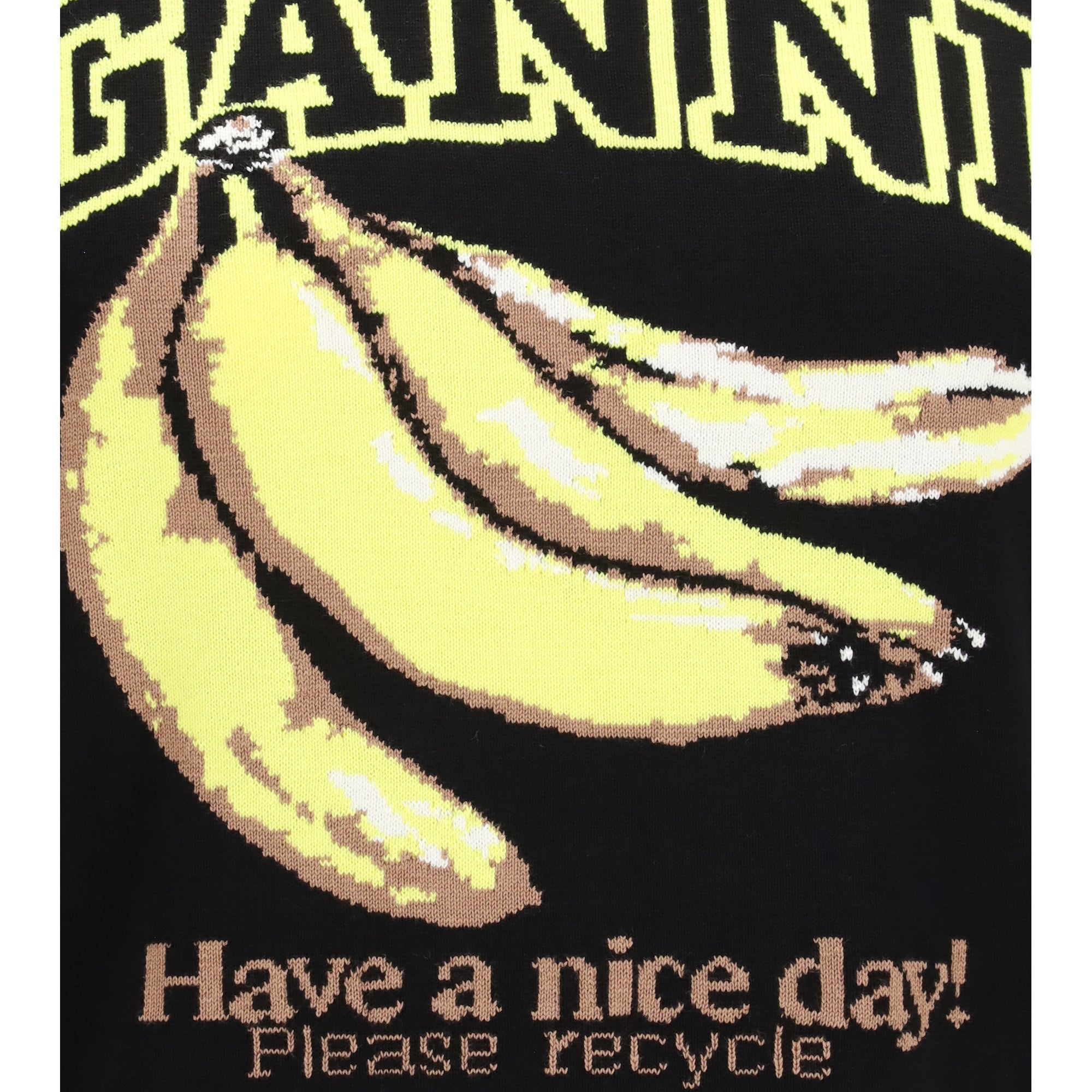 Banana-print Sweater