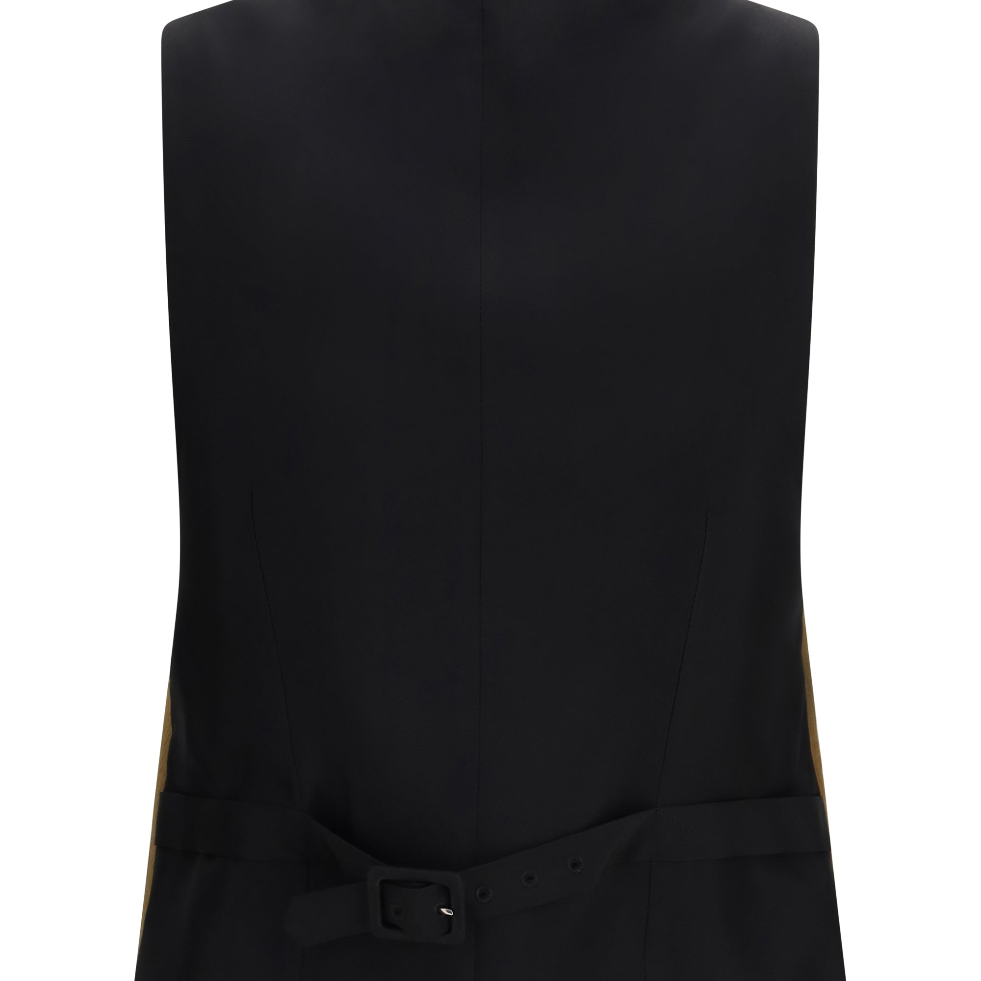 Textured wool and mohair sleeveless Vest