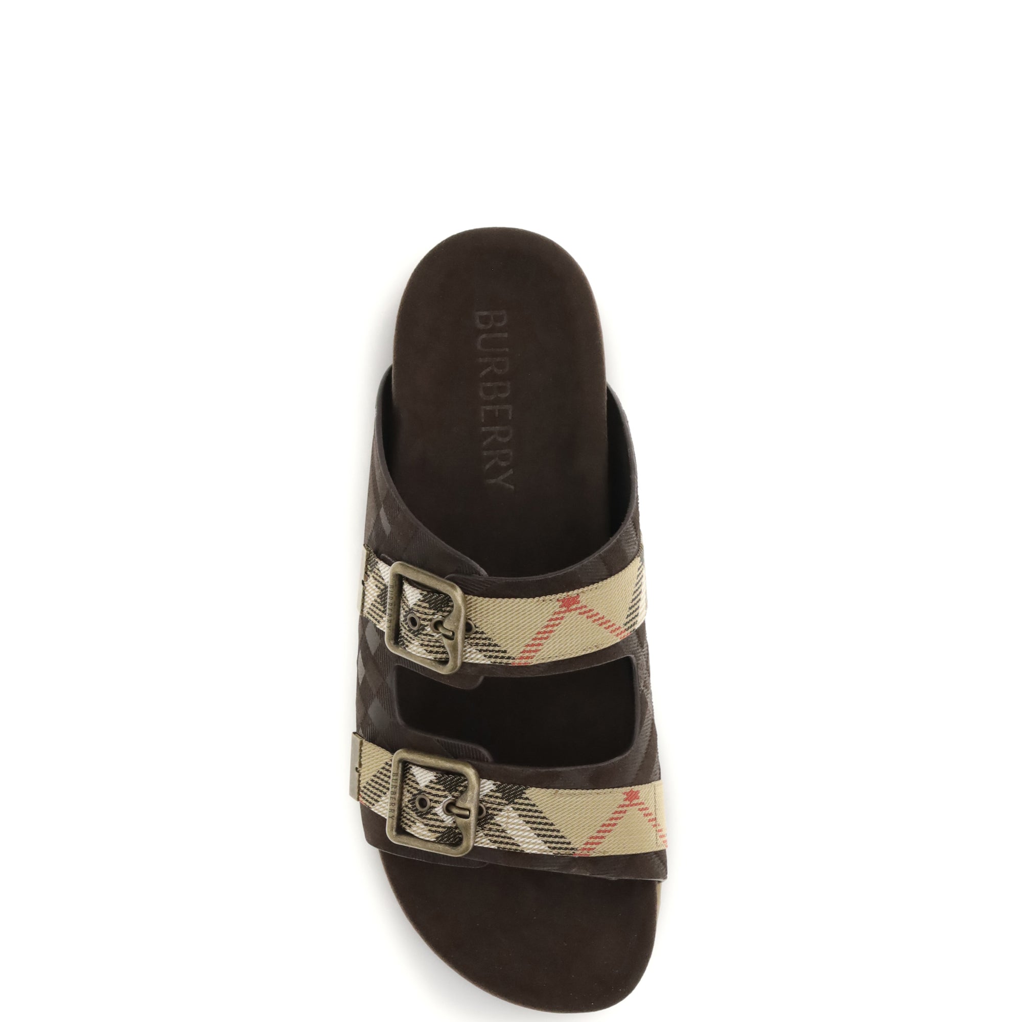 Check suede Urchin Sandals