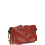 Panthea Shoulder Bag chevron pattern