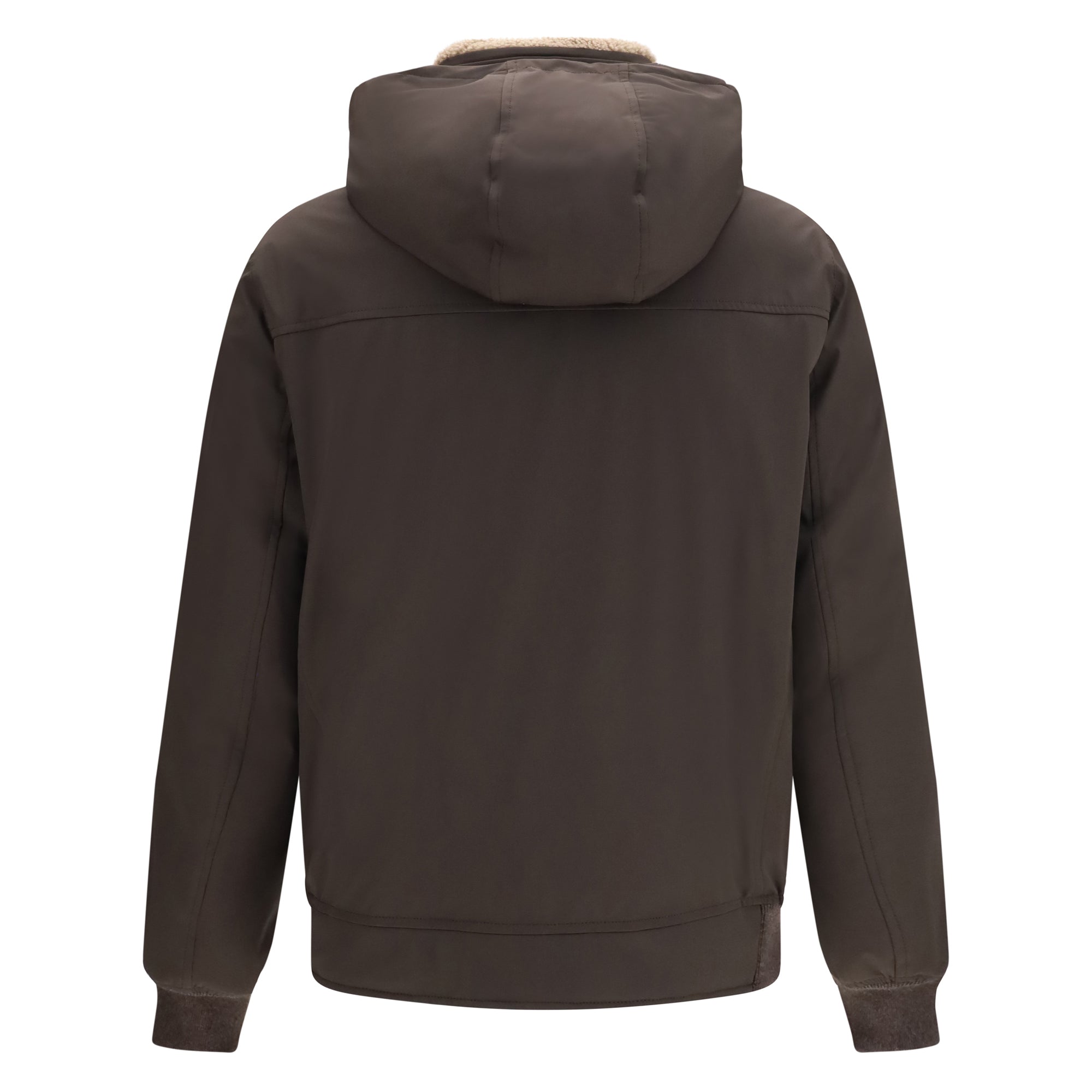 Nylon Down Jacket with removable hood